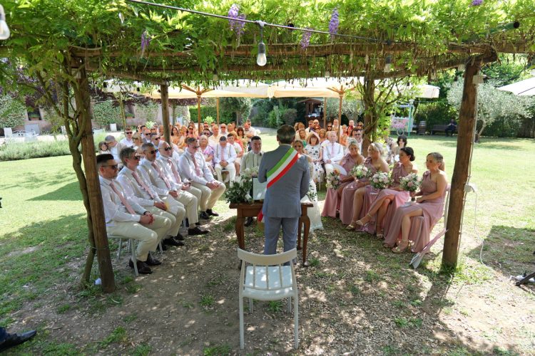 Casale Doria Pamphilj outdoor ceremony